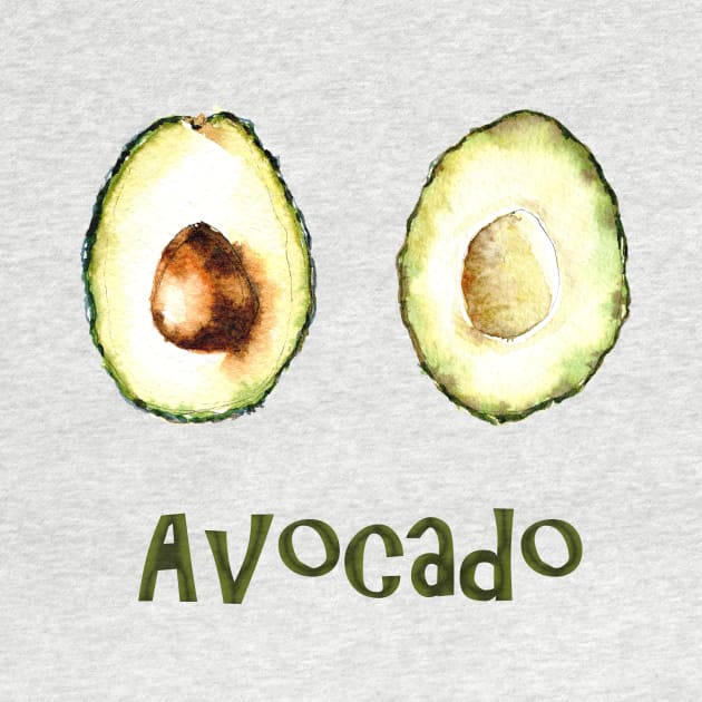 Avocado by victoriazavyalova_art